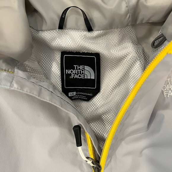 TNF Raglan Rain Jacket - Yellow/Gray - Picture 3 of 3